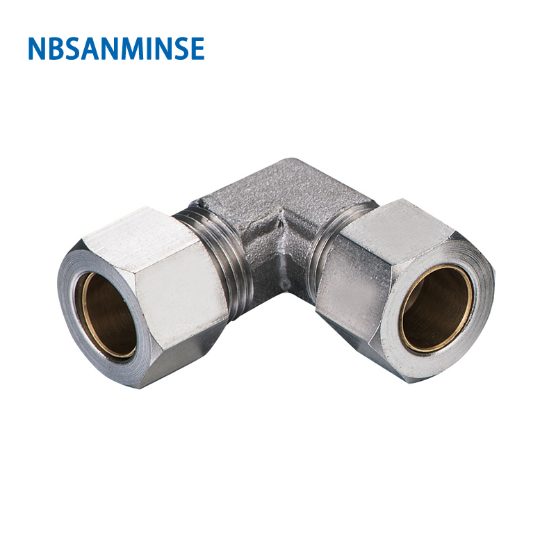 Compression Fitting Brass - 10 Pezzi/Lotto Connettore Pneumatico a Compressione
